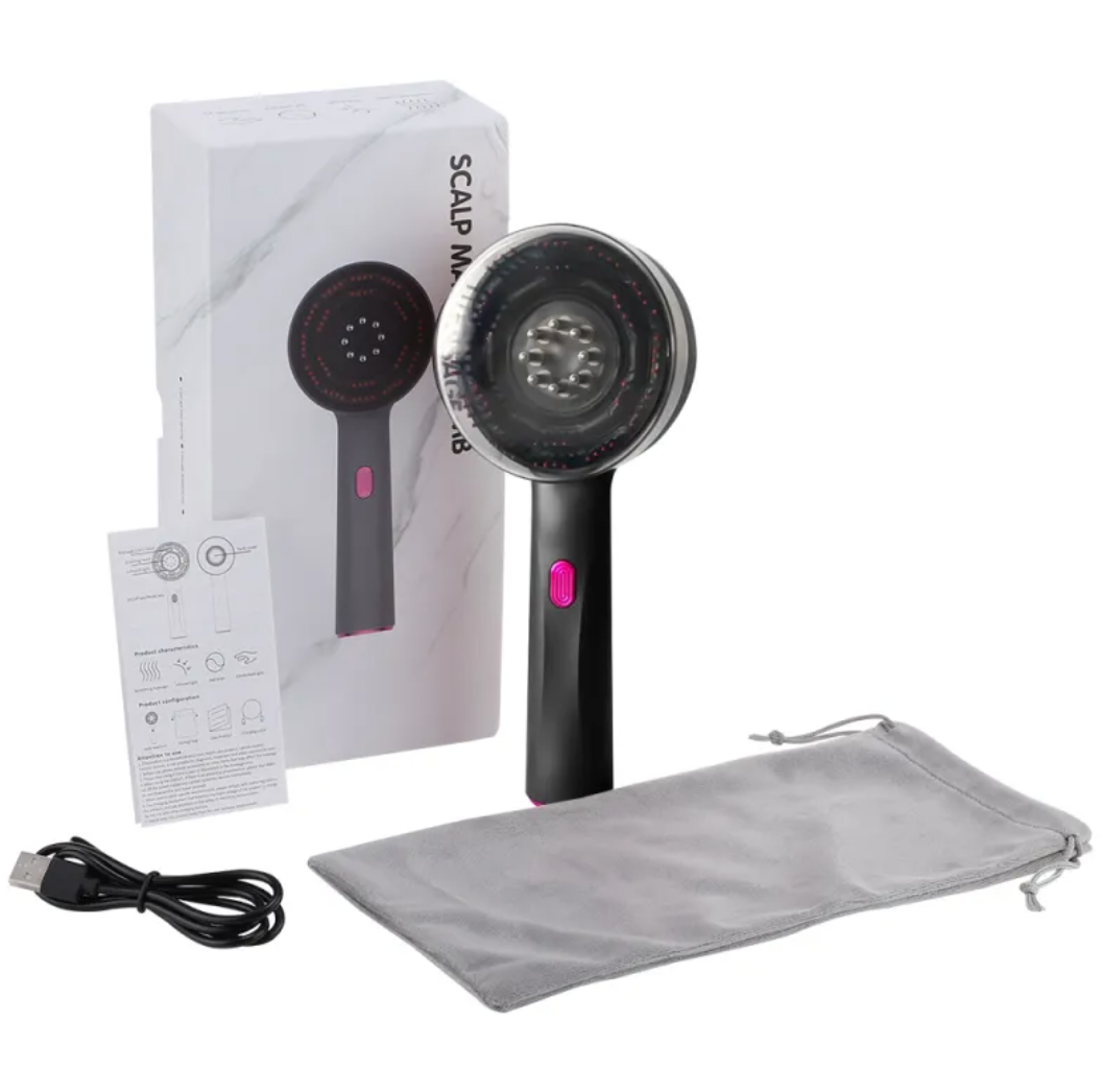Hair Growth Scalp Massage Comb with Liquid Applicator