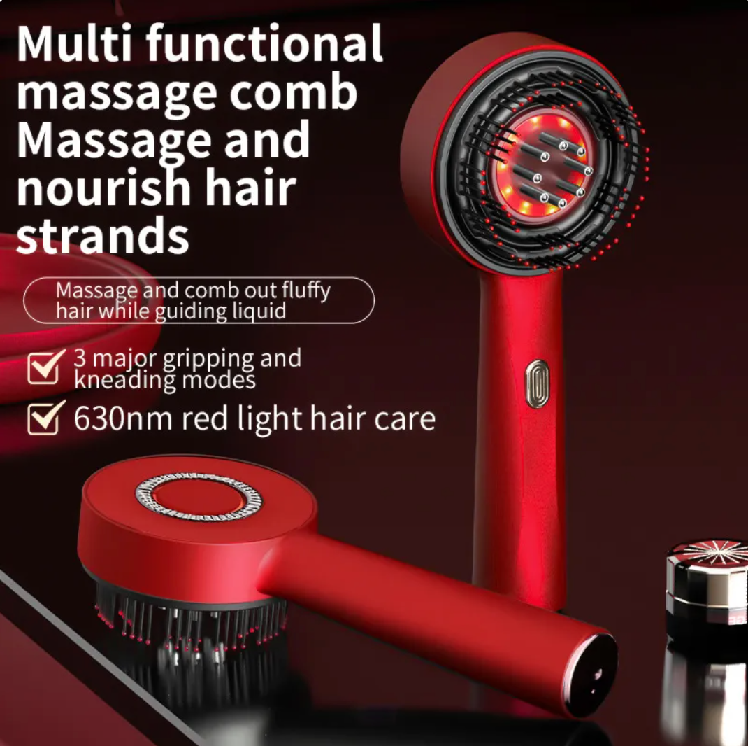 Hair Growth Scalp Massage Comb with Liquid Applicator